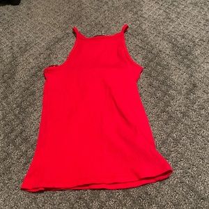 red tank top